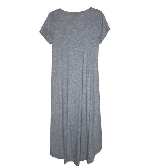 Caite Heather Gray High Low Swing Dress Size S Casual - Picture 3 of 8
